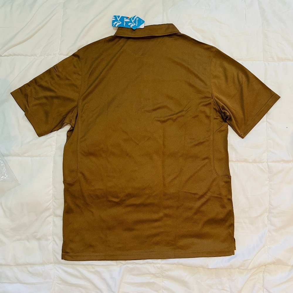 MAGCOMSEN Men's Polo Shirts Short Sleeve Cotton Pique Golf Shirt Casual Collared